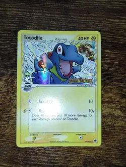 Pokemon Totodile 67/101 Reverse Holo EX Dragon Frontiers Stamped - Image 2