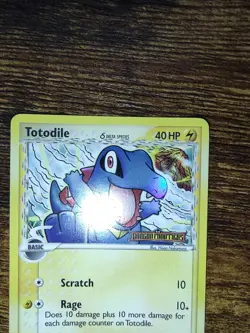 Pokemon Totodile 67/101 Reverse Holo EX Dragon Frontiers Stamped - Image 3