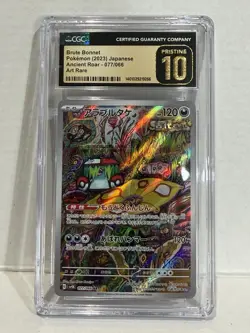Brute Bonnet AR 077/066 Ancient Roar Japanese CGC Pristine 10 Pokemon - Image 1