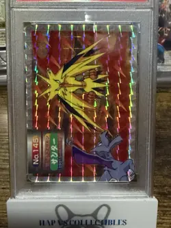 1998 Pokemon Topsun VS Zapdos Vs Aerodactyl Prism 145 PSA 3 2025 Cert - Image 2