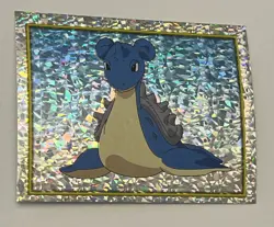 2000 Merlin Sticker Lapras Nintendo Pokemon Prism Holo #115 Hologram Series 2 - Image 1