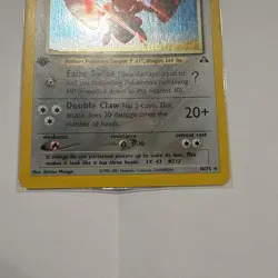 POKEMON SCIZOR HOLO RARE SWIRL 10/75 NEO DISCOVERY 1ST EDITION ENGLISH - Image 2