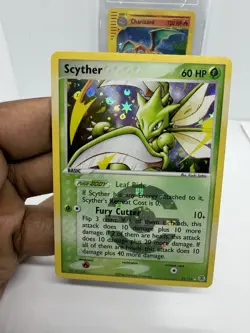 2004 POKEMON EX FIRE RED & LEAF GREEN #29 SCYTHER-REVERSE FOIL - Image 2