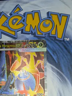 Mega Heracross Ex 108/094 Ultra Rare Holo Phantasmal Flames Pokemon Tcg Nm Mt - Image 3