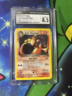 Dark Charizard 4/82 Holo Rare - Pokemon Team Rocket CGC 8.5 NM/Mint+ - Image 1