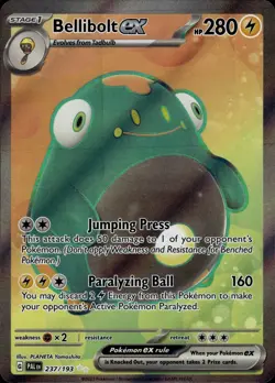Pokemon TCG - Bellibolt Ex 237/193 - Paldea Evolved - Image 1