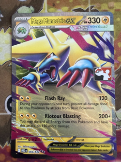 Mega Manectric EX 050/132 Pokemon Play! Prize Pack Play Stamp Series 7 - Image 1