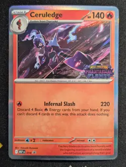 Ceruledge (Prerelease) 014 ME: Mega Evolution Promo Pokemon NM Holo - Image 1
