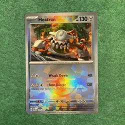 Pokemon TCG Heatran 068/131 Masterball Reverse Holo Prismatic Evolutions NM - Image 1