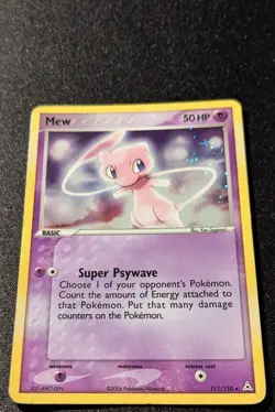 Pokemon EX HOLON PHANTOMS - #111/110 Mew - Secret Rare Holo - ENG - Image 4