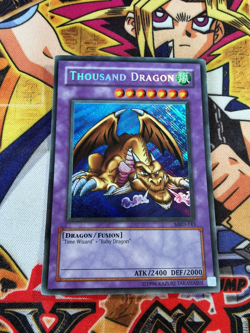 Thousand Dragon mrd-143 *MISPRINT - REVERSE* Unltd Ed (NM+) Secret Rare Yu-Gi-Oh - Image 1