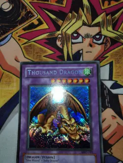 Thousand Dragon mrd-143 *MISPRINT - REVERSE* Unltd Ed (NM+) Secret Rare Yu-Gi-Oh - Image 2