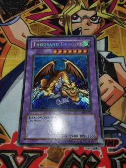 Thousand Dragon mrd-143 *MISPRINT - REVERSE* Unltd Ed (NM+) Secret Rare Yu-Gi-Oh - Image 3