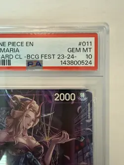 2024 One Piece Black Maria ST04-011 Bandai Games Fest PSA 10 - Image 4