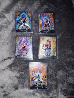 Dragon Ball Super Card Game 2nd Anniversary Energy Marker SET OF 5 - Image 1