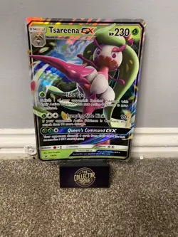 Pokemon TCG Tsareena GX SM56 Sun Moon Holo Promo Jumbo Card - Image 1
