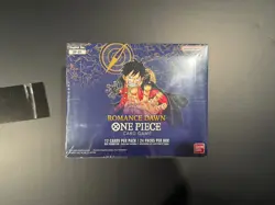 One Piece Card Game Romance Dawn OP-01 Booster Box Sealed - English White Bottom - Image 1