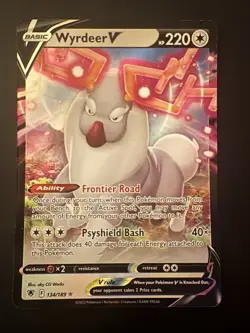 Wyrdeer V 134/189 Astral Radiance Ultra Rare Pokemon Card NM - Image 3
