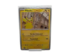 Pikachu At The Museum Limited Edition Pokemon Jumbo Promo Card Rare Sealed - Image 1