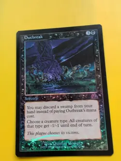 Outbreak. Sorcery. MTG CARD OLD BORDER FOIL CARD. PROPHECY JUNE 2000. - Image 4