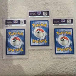 Pokemon Crown Zenith Pikachu #160 Full Art Holo PSA 9 Lot of 3 Cards 2023 - Image 2