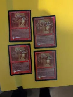 Ceremonial Guard x4. Playset Mercadian Masques. FOIL. Magic the Gathering Card. - Image 1