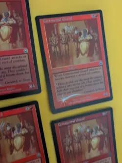 Ceremonial Guard x4. Playset Mercadian Masques. FOIL. Magic the Gathering Card. - Image 2