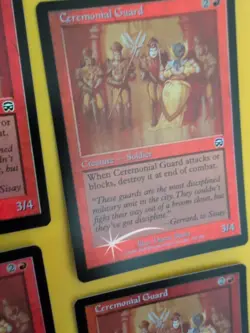 Ceremonial Guard x4. Playset Mercadian Masques. FOIL. Magic the Gathering Card. - Image 3