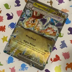 Pokemon TCG Obsidian Flames Dragonite EX Holo Card 159/197 - Image 1