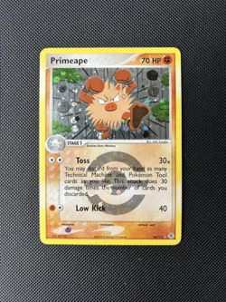 Pokemon Card Fire Red & Leaf Green Reverse Holo Primeape 28/112 TCG - Image 1