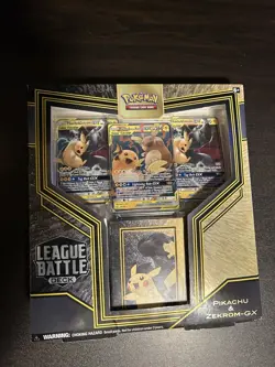 Pokemon League Battle Deck Pikachu & Zekrom-GX 60 Cards English 1/10 Chance - Image 1