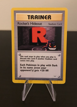 Pokemon Card TCG Rocket's Hideout 63/64: Neo Revelation WOTC Uncommon LP 2000 - Image 1