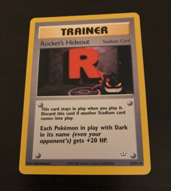 Pokemon Card TCG Rocket's Hideout 63/64: Neo Revelation WOTC Uncommon LP 2000 - Image 3