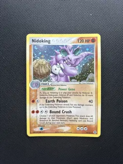 Pokemon Card Fire Red & Leaf Green Holo Nidoking 8/112 TCG - Image 1