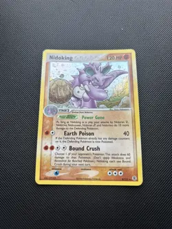 Pokemon Card Fire Red & Leaf Green Holo Nidoking 8/112 TCG - Image 2