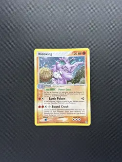 Pokemon Card Fire Red & Leaf Green Holo Nidoking 8/112 TCG - Image 3