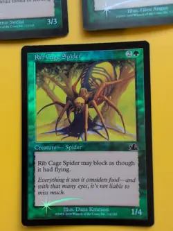 Root Cage,Rib Cage Spider,Silt Crawler MTG 3 CARD OLD BORDER FOIL CARD.PROPHECY. - Image 2