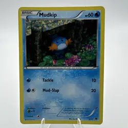 Pokemon Mudkip Holo 60 HP 20 Attack Promo Card 005/012 McDonald's 2015 TCG - Image 1