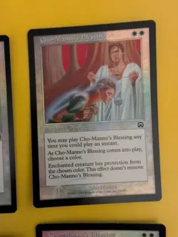 Cho-Manno's Blessing x4. Playset Enchant Mercadian Masques. FOIL. MTG 4 Card - Image 3