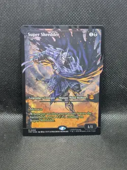 Super Shredder Borderless - M - 285 - MTG: Teenage Mutant Ninja Turtles - Foil - Image 1