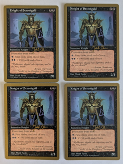 Knight of Stromgald - 1997 Jakub Slemr (5ED) World Championship Decks, MTG x4 - Image 1
