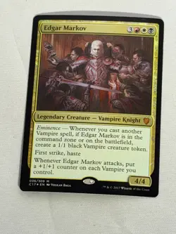 MTG FOIL Edgar Markov Commander 2017 Magic the Gathering - Image 1