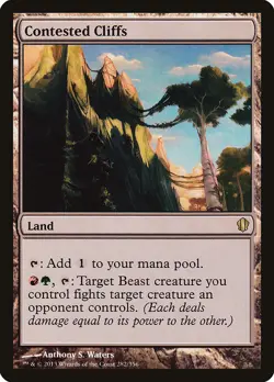 MTG Contested Cliffs ** Commander 2013 ** English (NM) - Image 1
