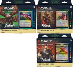MtG Fallout Commander Deck - Hail Caesar, Mutant Menace & Scrappy Survivors -NEW - Image 1