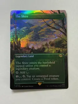 LTR Foil Borderless THE SHIRE 1x Rare Magic Lord of the Rings NM - Image 1