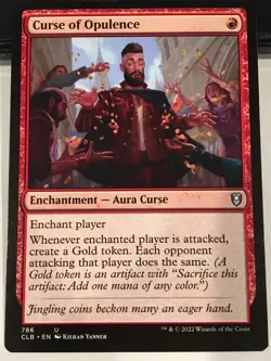 Curse of Opulence - Commander Legends: Battle for Baldur's Gate MTG: Near Mint - Image 1