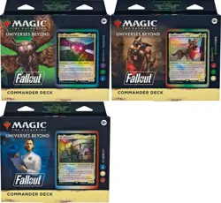 MtG Fallout Commander Deck - Mutant Menace, Science & Scrappy Survivors - NEW - Image 1
