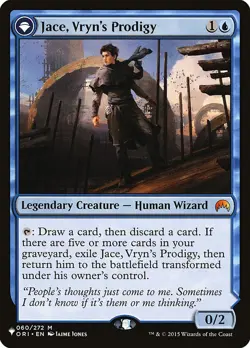 MTG Jace, Vryn's Prodigy // Jace, Telepath Unbound ** The List ** English - Image 1