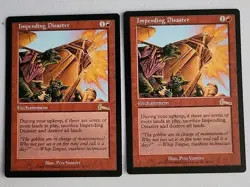 2 Impending Disaster Urza's Legacy Regular NM Near Mint MTG - Image 1