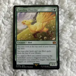 MTG - Traveling Chocobo #0210 Mythic Final Fantasy Non-Foil NM - Image 1